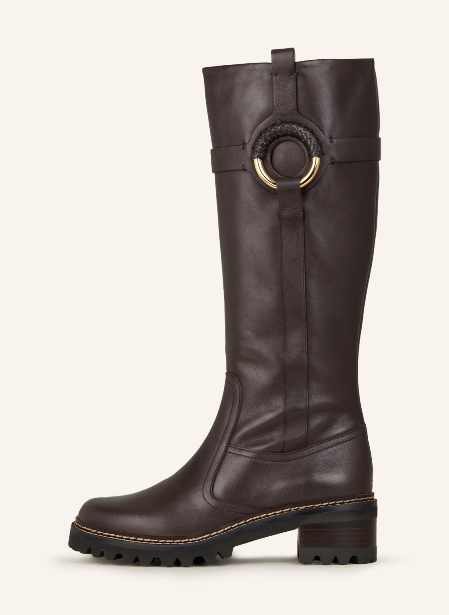 Hana Leather Tall Boots