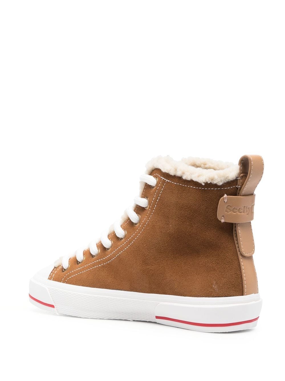 High-top Shearling forede sneakers