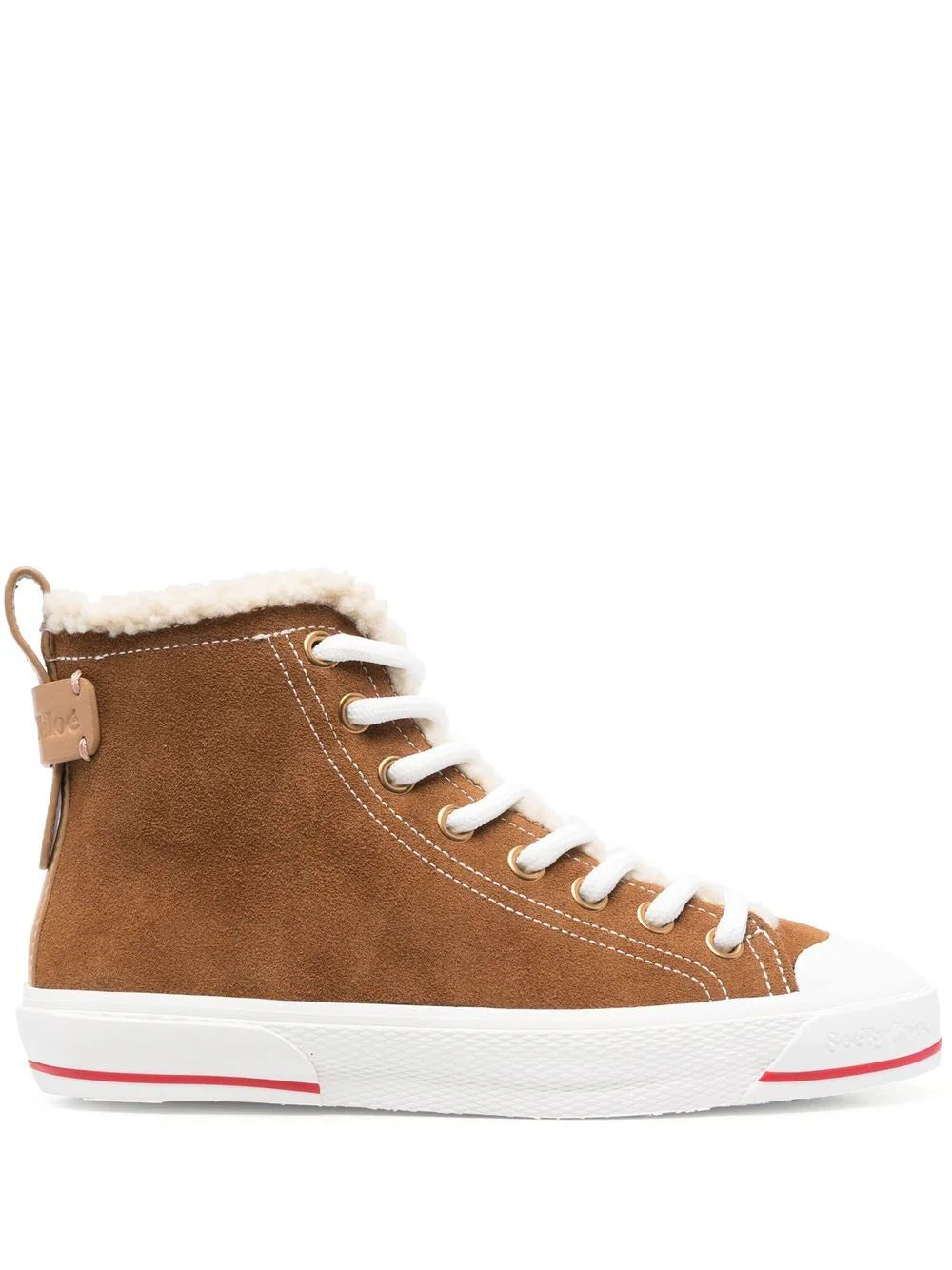 High-top Shearling Lined Sneakers
