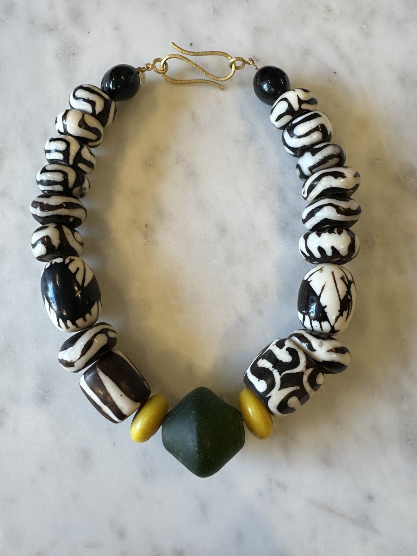 African Bonepearl necklace