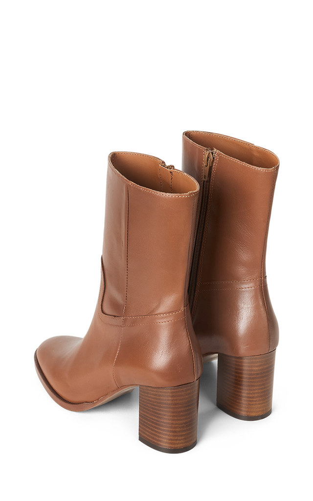 Wooden Heel Boots