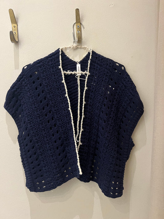 Crochet Effect Waistcoat