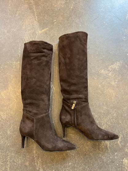 Long Shaft Straight Heeled Boots