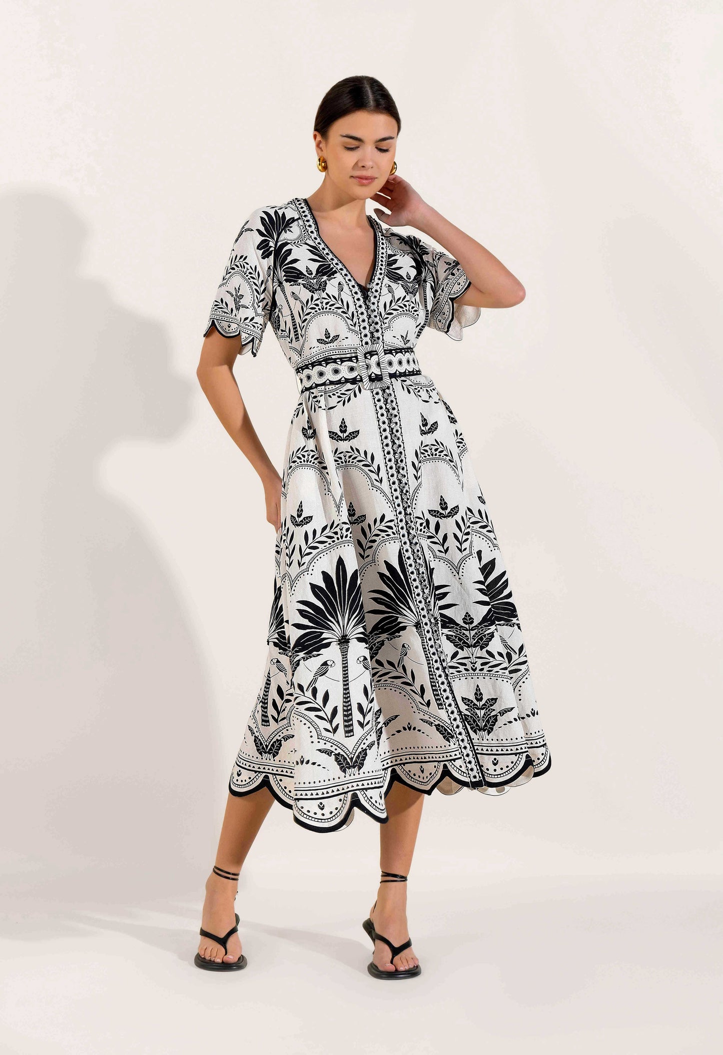 Palm Spring Midi Dress