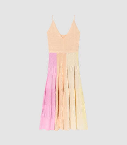 Radial Midi Dress