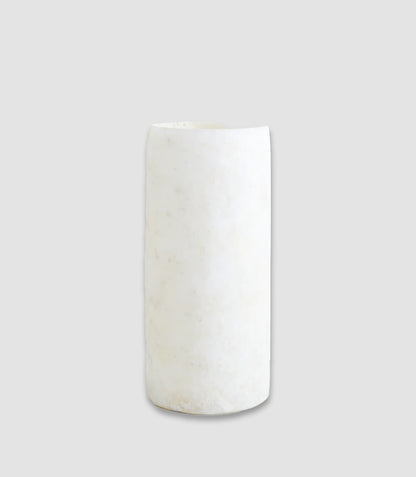 Alabaster Candle Tall