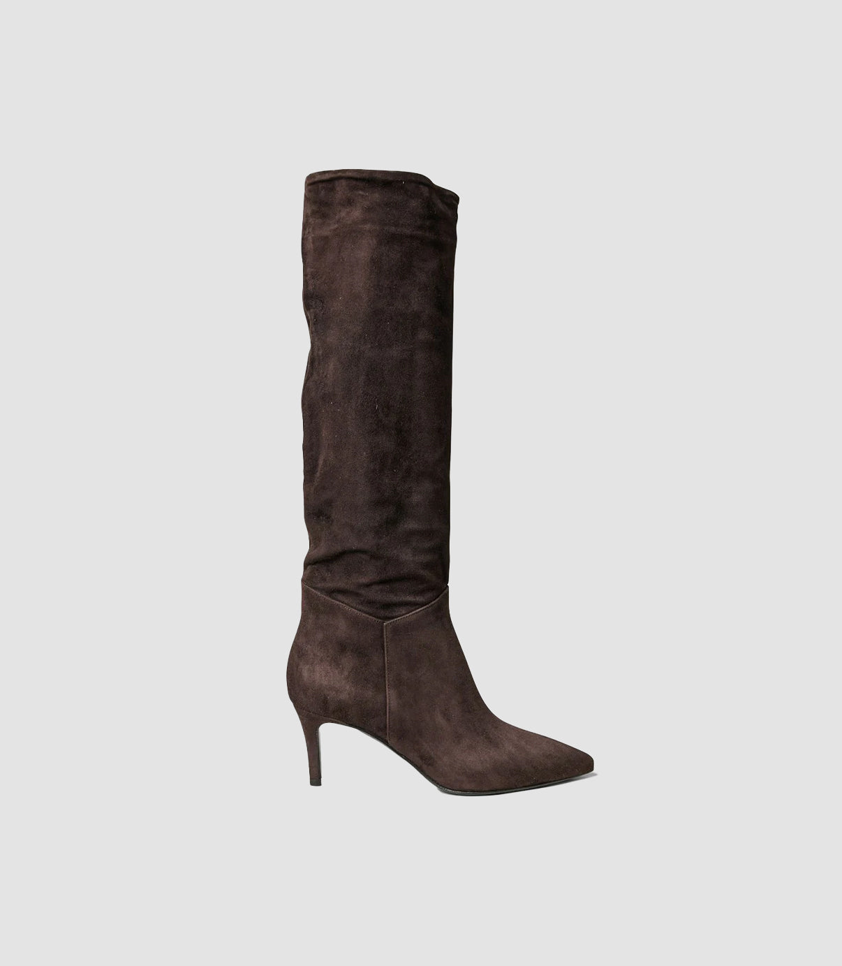 Long Shaft Straight Heeled Boots