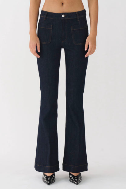 Ivy- Ann Charlotte jeans wash undone indigo