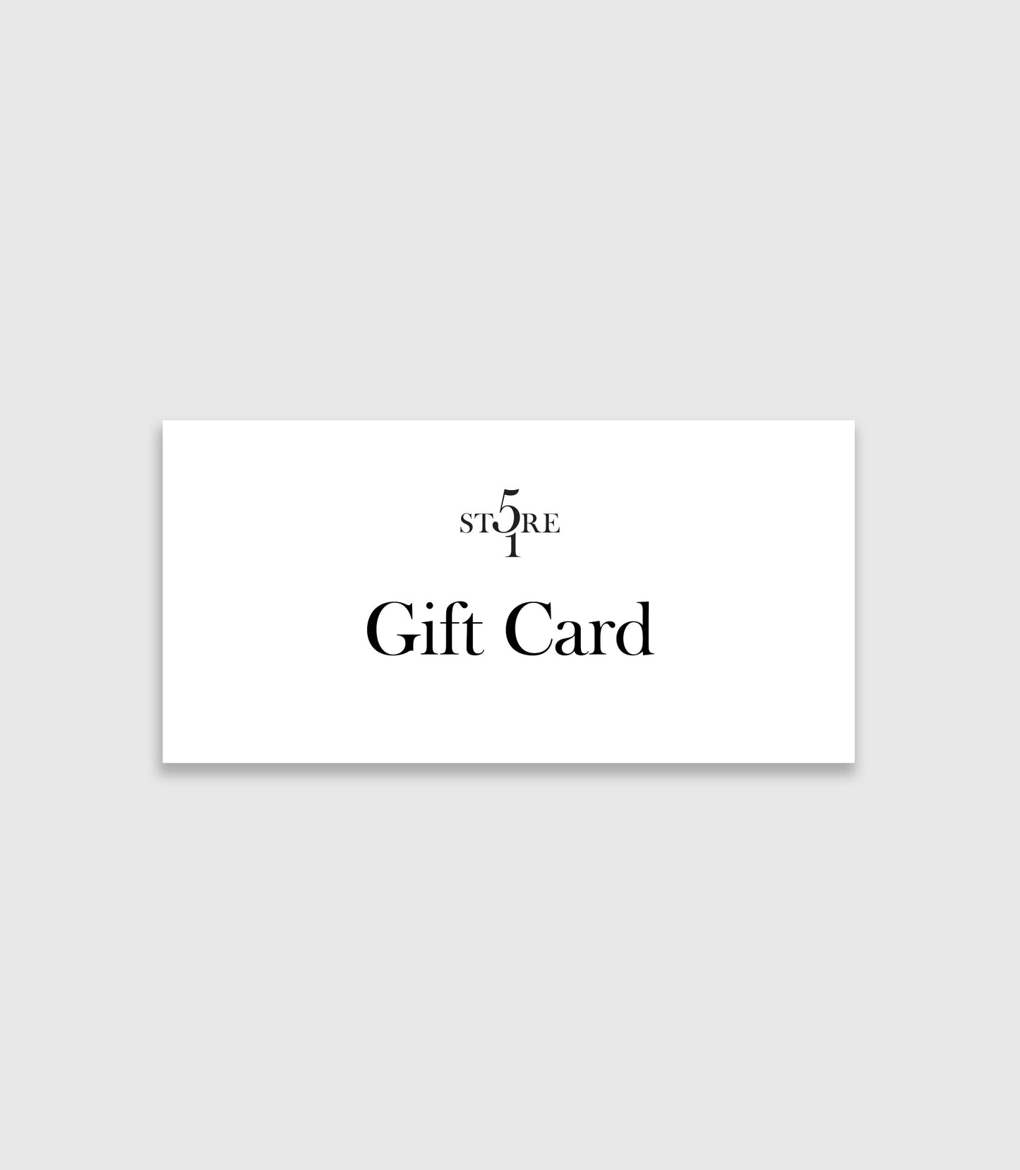 Store 51 GiftCard