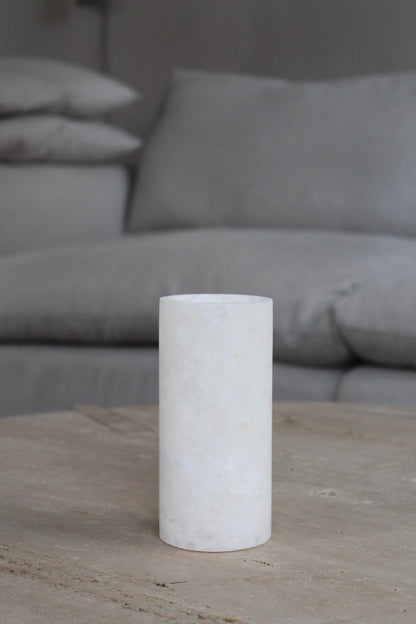 Alabaster Candle Small