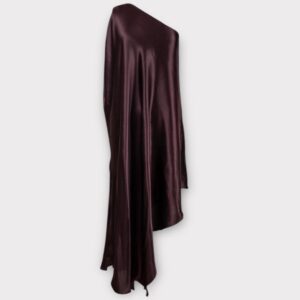 Sasha de la Mer Beatrice silk dress Wild Plum