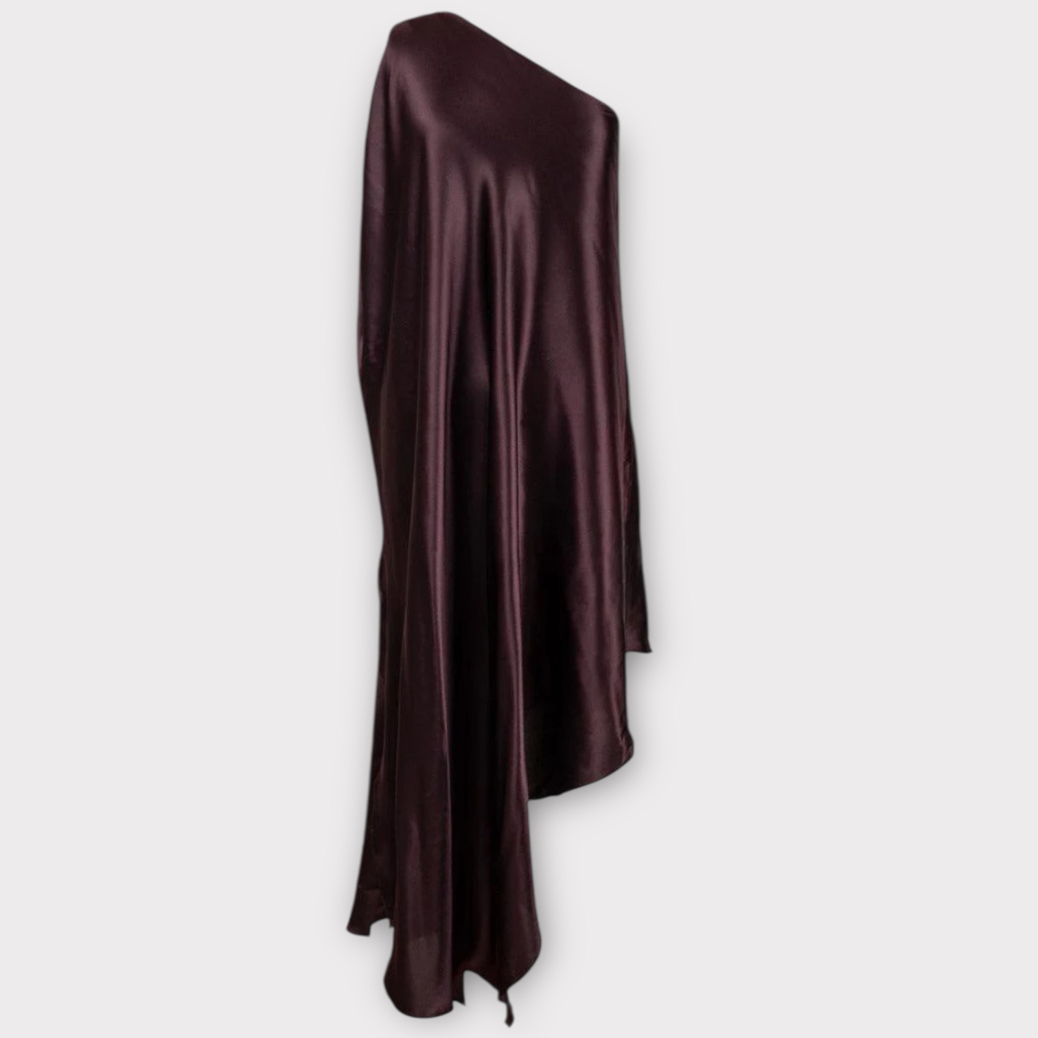 sasha de la mer beatrice silk dress plum