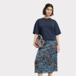 Munthe Vaia Skirt Blue Print