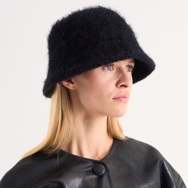 Twist & Tango Leah Knitted Bucket Black