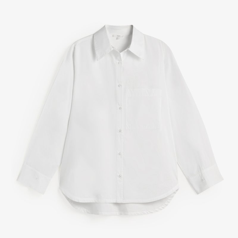 yerse poplin shirt white