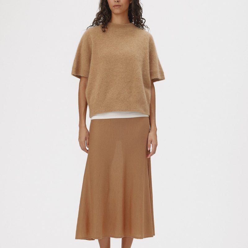 Six Ames Doanne Sweater Creme Brulee Beige