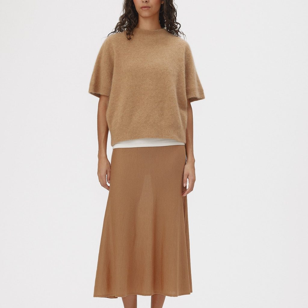 Six Ames Doanne Sweater Creme Brulee Beige