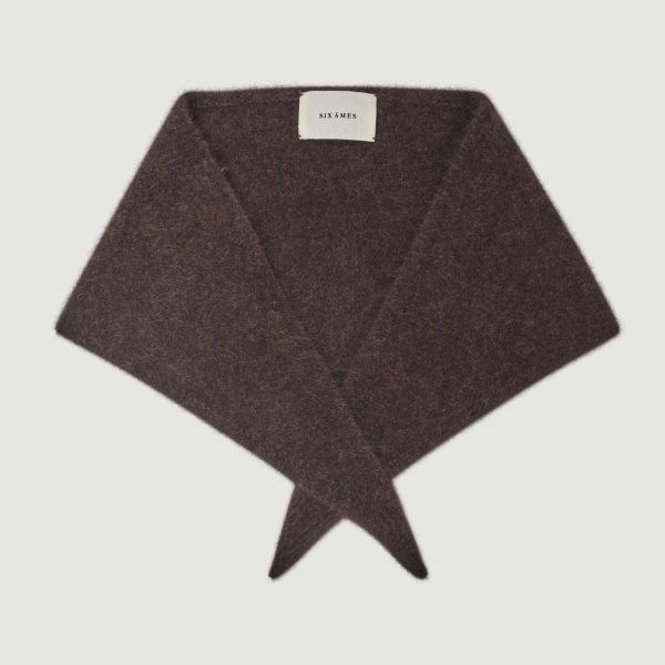 Six Ames Paula Scarf Espresso Brown