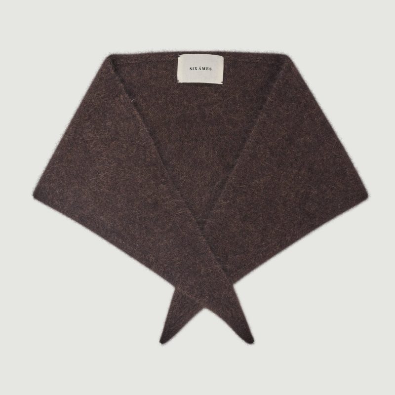 Six Ames Paula Scarf Espresso Brown