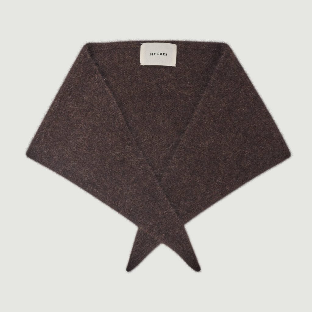 Six Ames Paula Scarf Espresso Brown