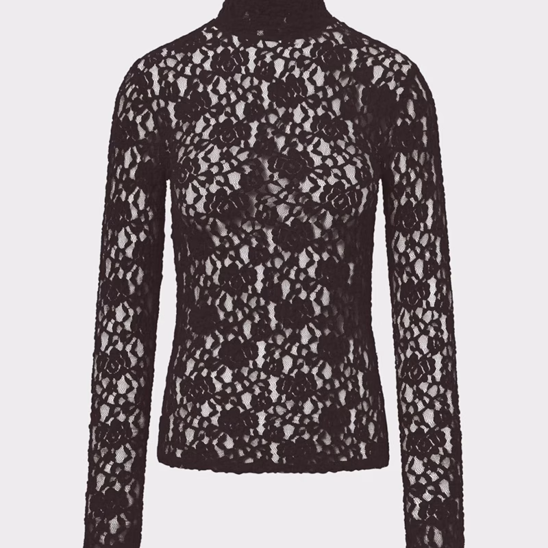 Twist & Tango Mariana Lace Top Mocha Brown