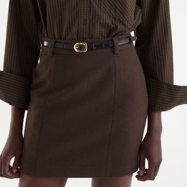 Twist & Tango Noelia Mini Skirt Mocha Brown