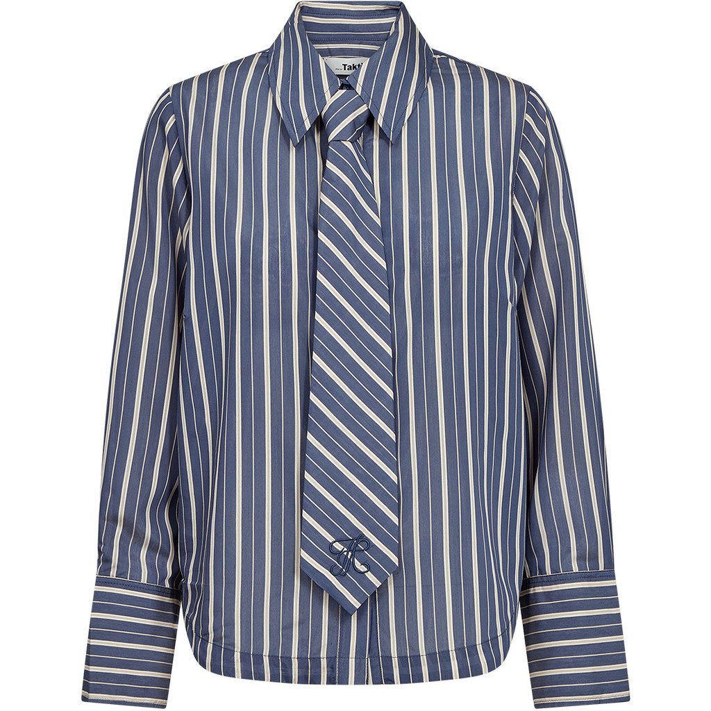AT-Gwen Mens Tie Shirt Stunning Stripe