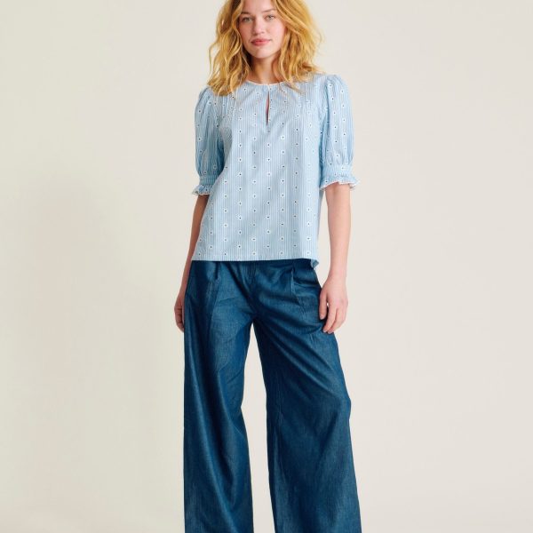 Nué Notes Anchorage Blouse Daisy Blue