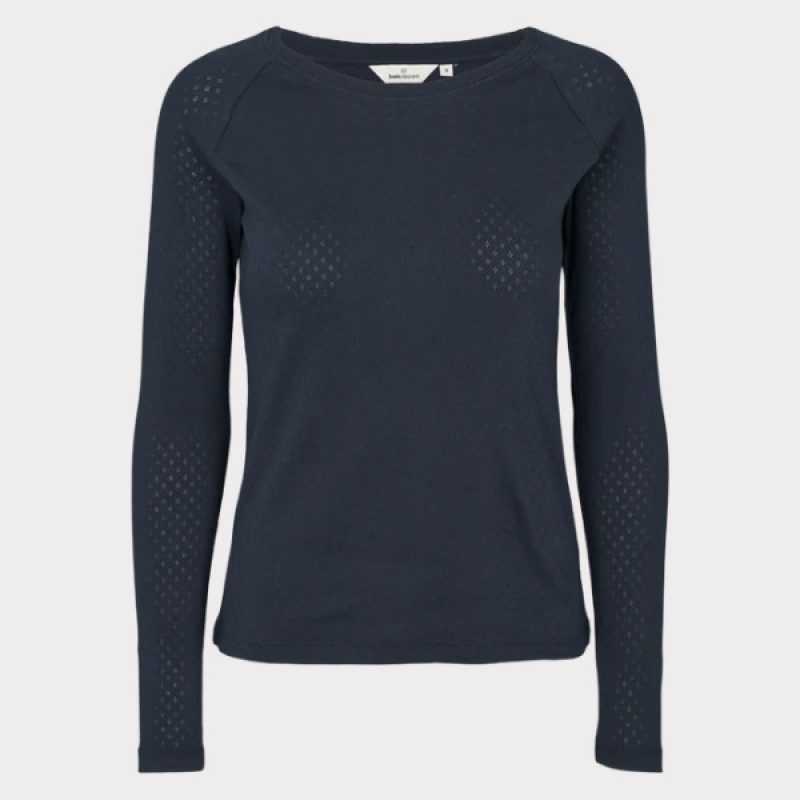 Basic Apparel Arense LS Tee Sky Captain