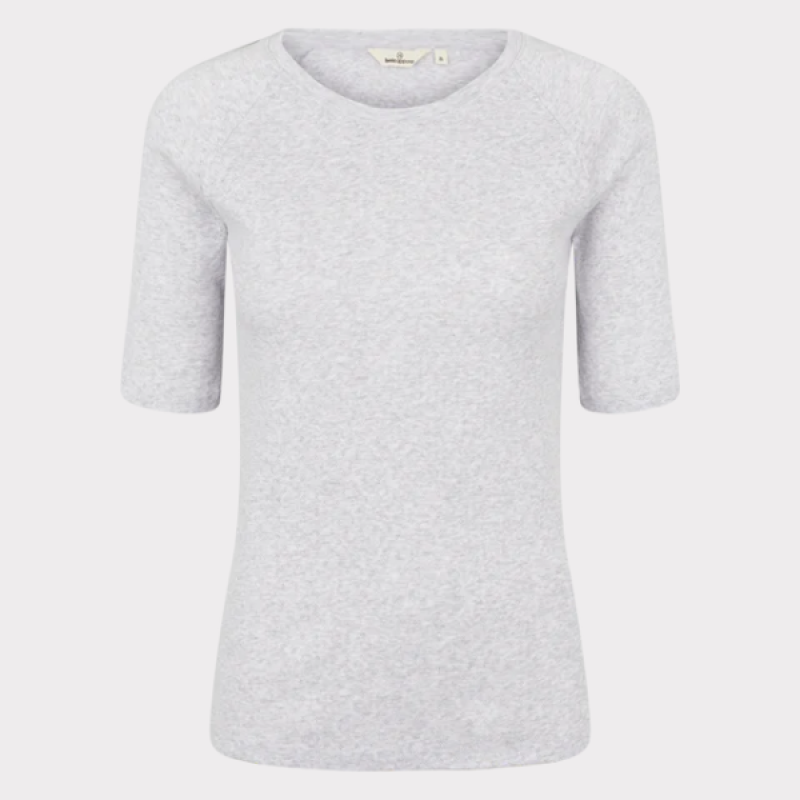 Basic Apparel Arense Tee Light Grey Melange