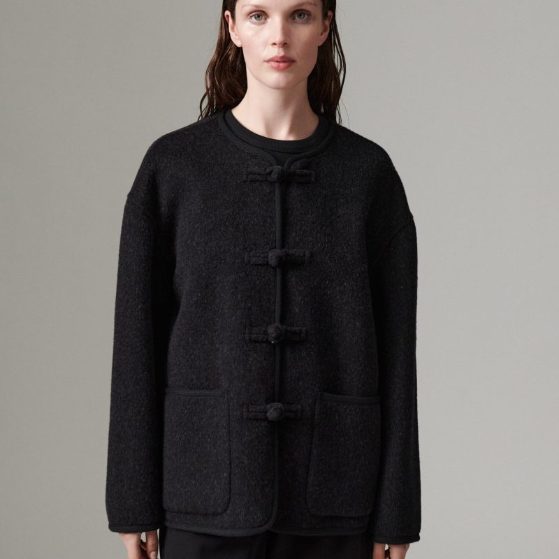 DAY Sia Bonded Soft Wool Dark Grey Melange