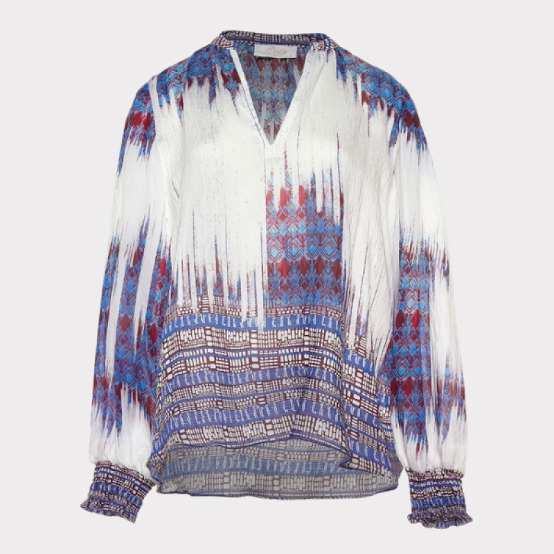 Devotion Twins Boheme Bluse 600 x 600 Farverig bluse med mønster
