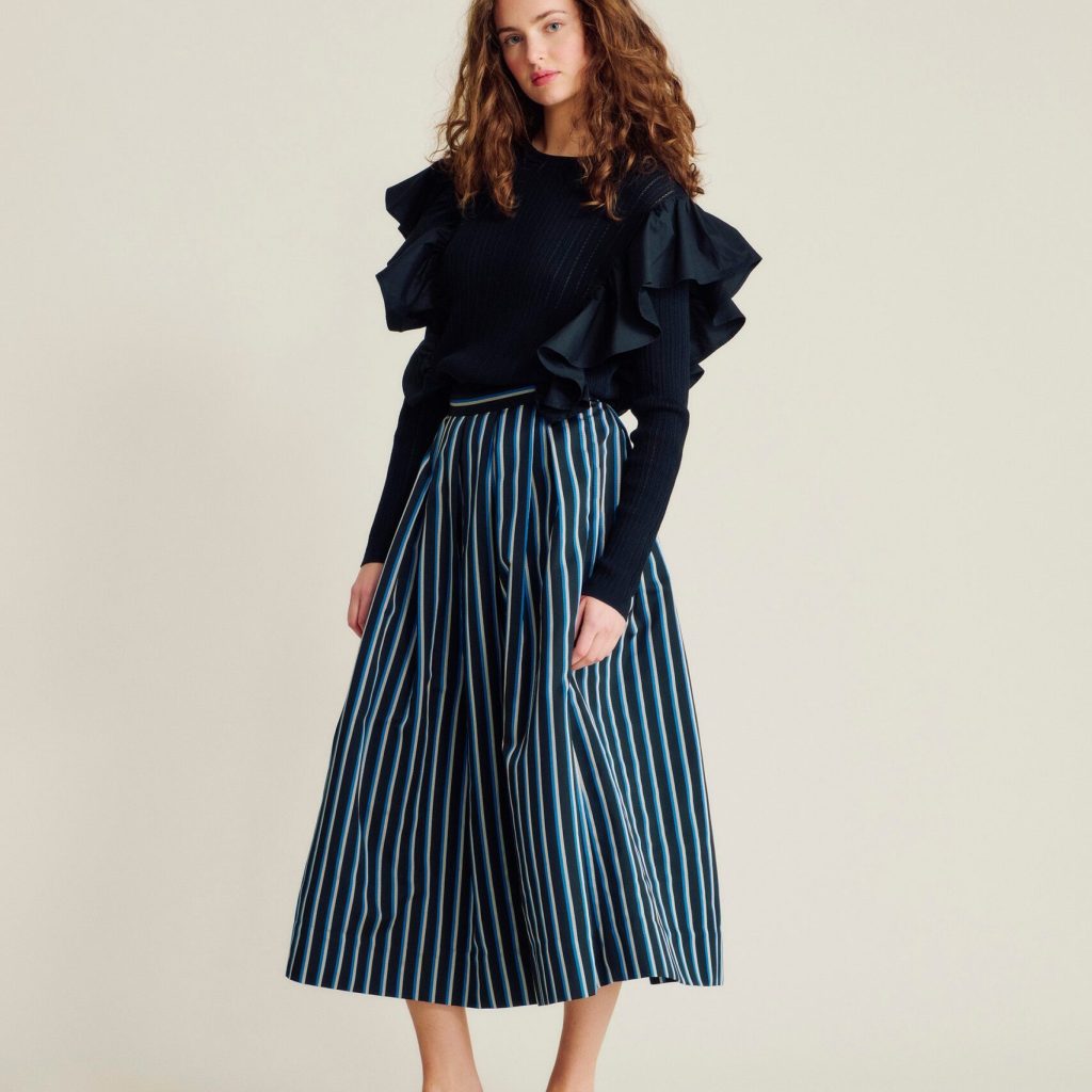 Nué Notes Ikalis Skirt Multi Stripe