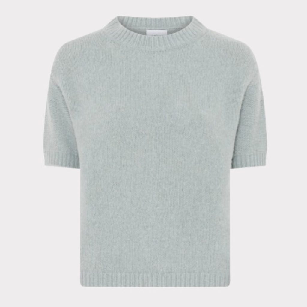 La Rouge Alpa S/S Knit Faded Green Tshirt