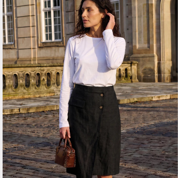 La Rouge Malene Skirt Black