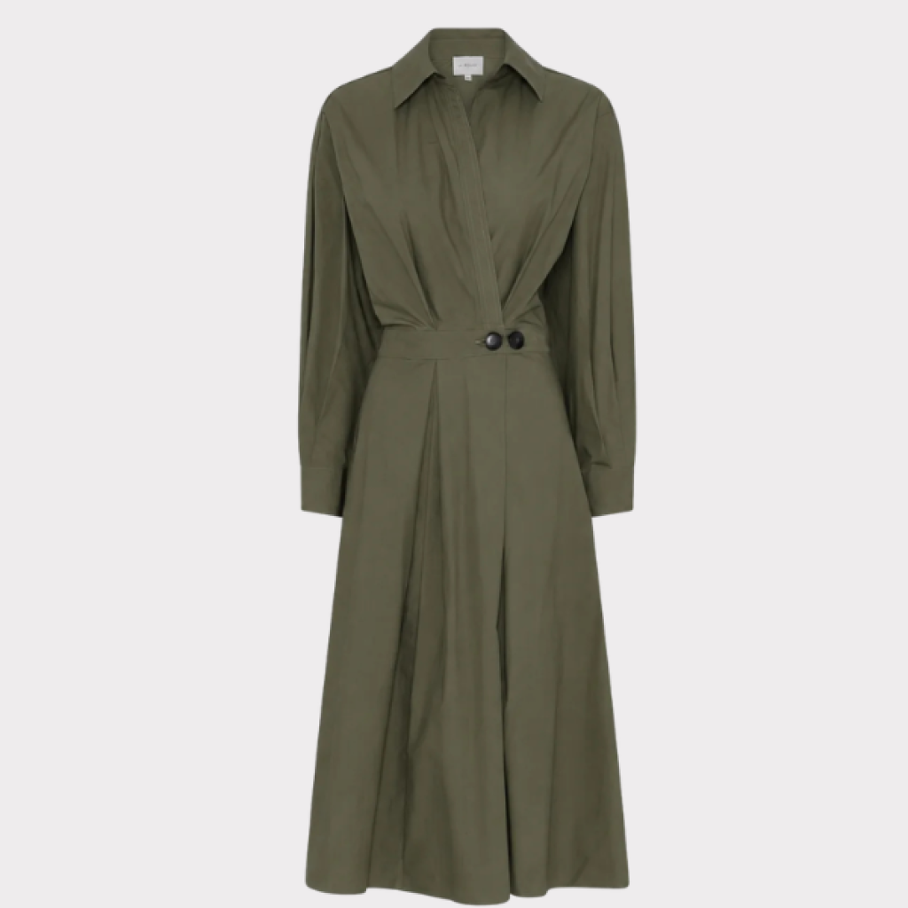 La Rouge Pia Dress Army Green