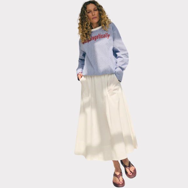 La Rouge Vilma Skirt White