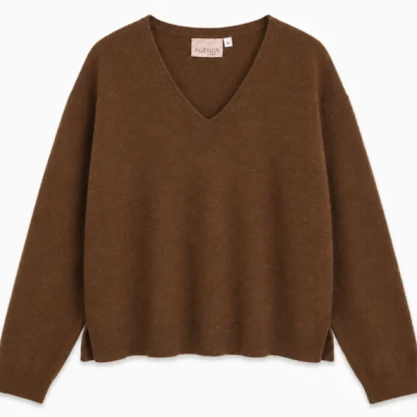 Agenda Lucia Pullover Mocha Melange