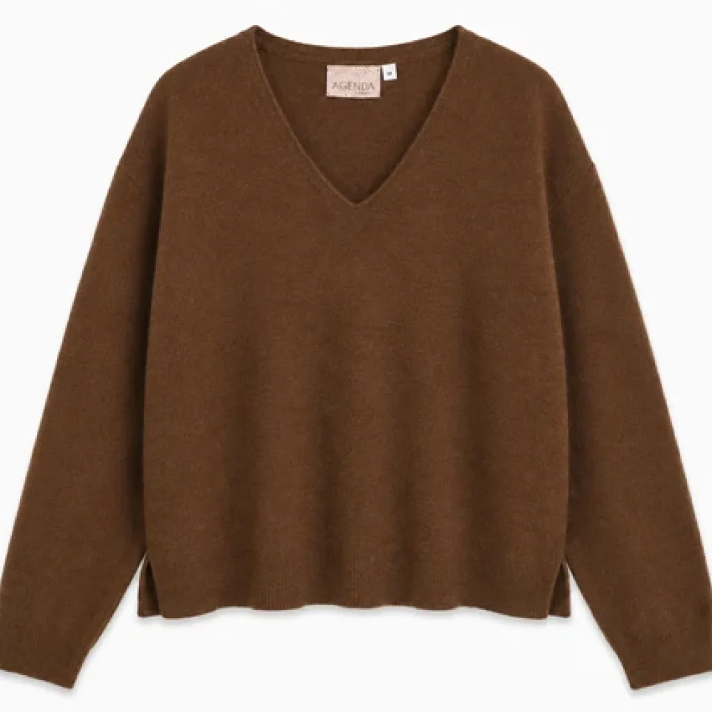 Agenda Lucia Pullover Mocha Melange