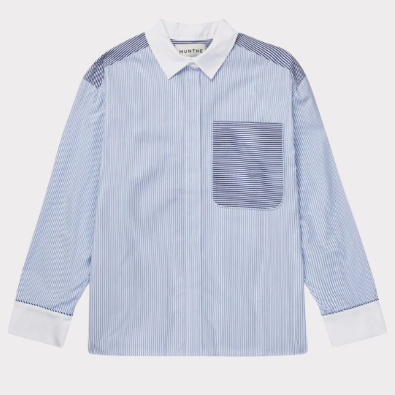 Munthe BUXILIMA Skjorte Mix stripe