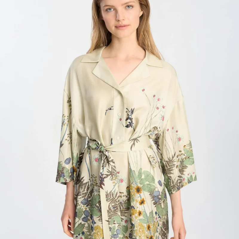 Munthe Ratana Dress Print Creme