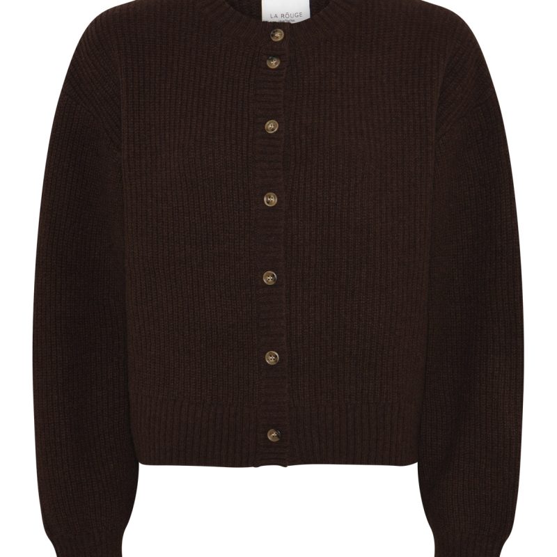 La Rouge Sisse Cardigan Dark Brown