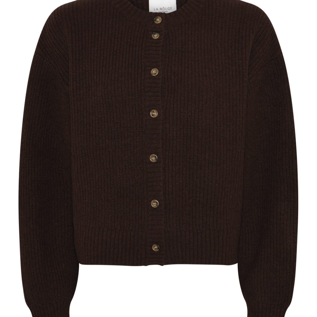 La Rouge Sisse Cardigan Dark Brown