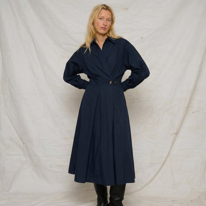 La Rouge Pia Dress Navy