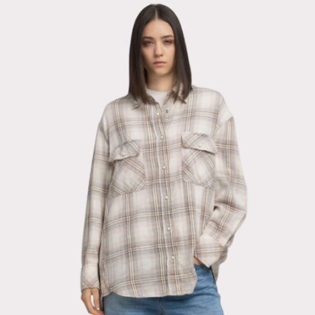 Replay Chequered Cotton Twill Shirt