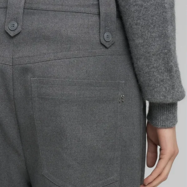 Replay Comfort Fit Twill Trousers Grey Melange pocket