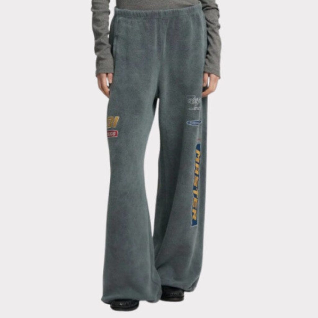 Replay cotton teddy trousers