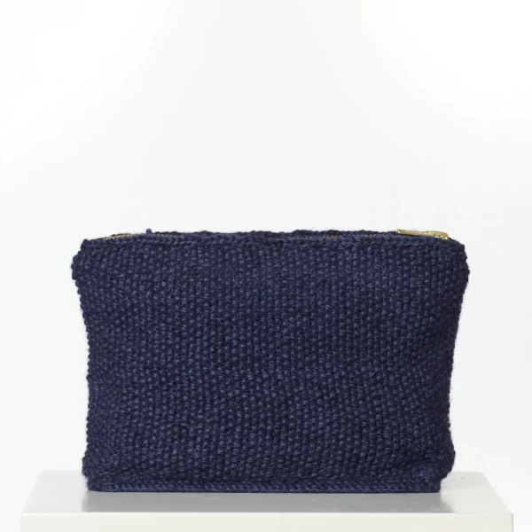 Gai+Lisva Stine Clutch Bag Midnight Blue