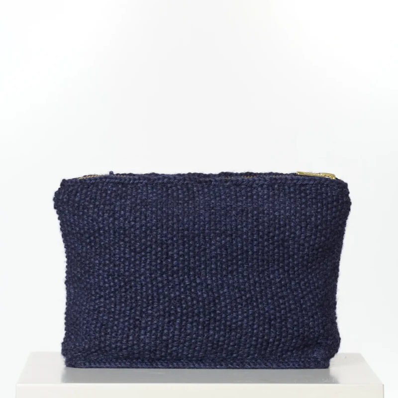 Gai+Lisva Stine Clutch Bag Midnight Blue