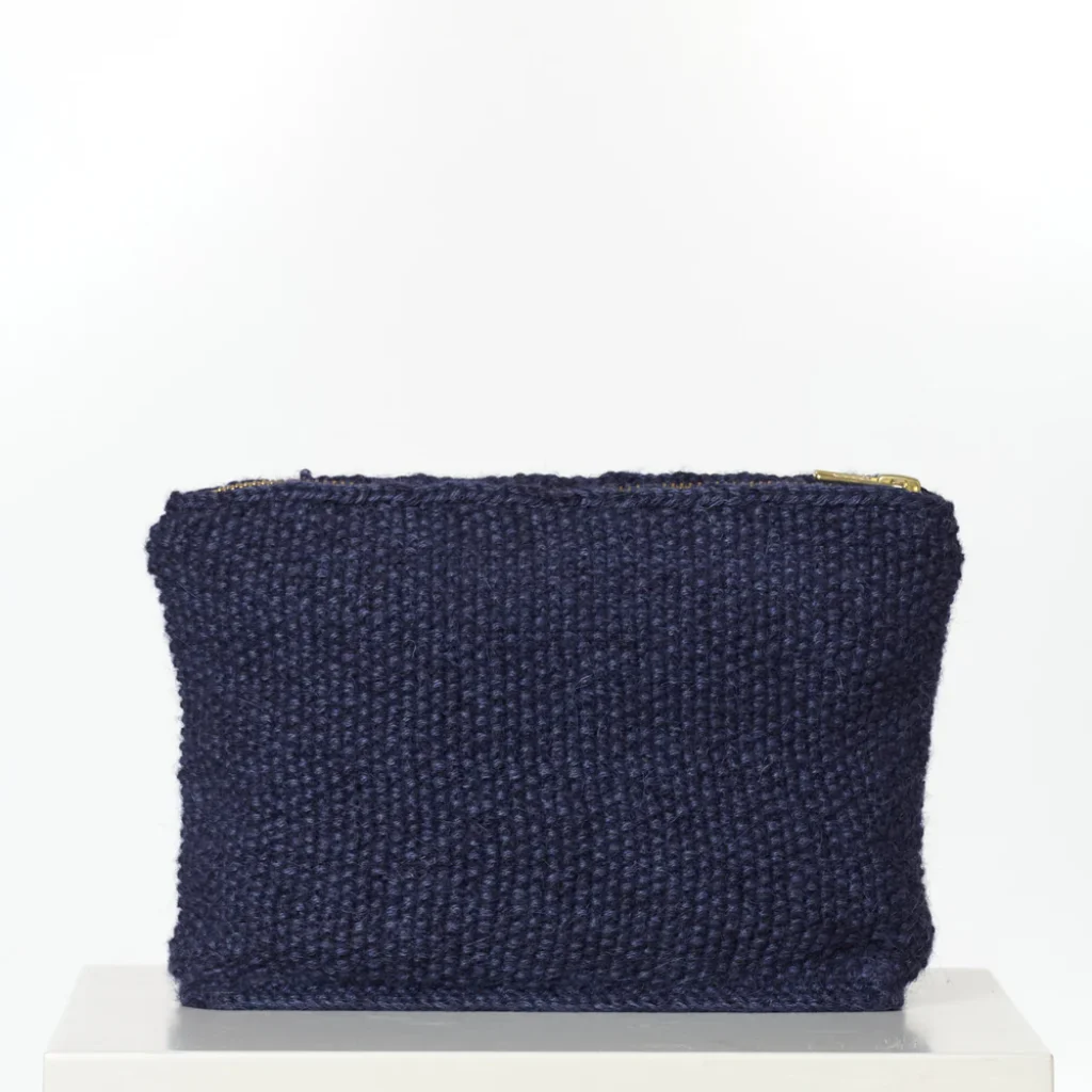 Gai+Lisva Stine Clutch Bag Midnight Blue